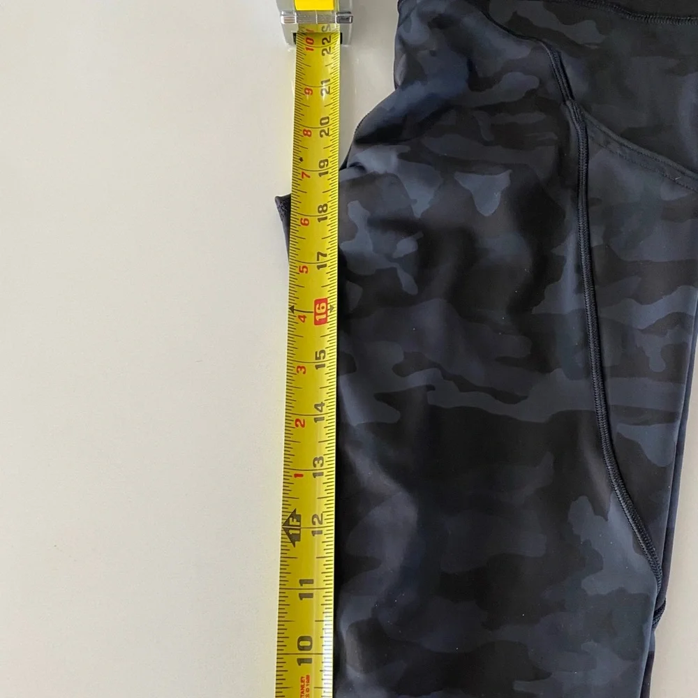 Lululemon Fast & Free Crop II 19” Camo 4